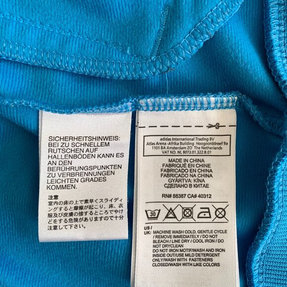 Adidas Classics Originals Firebird Retro Blue Neon Track Jacket Activewear Top - Picture 7 of 12